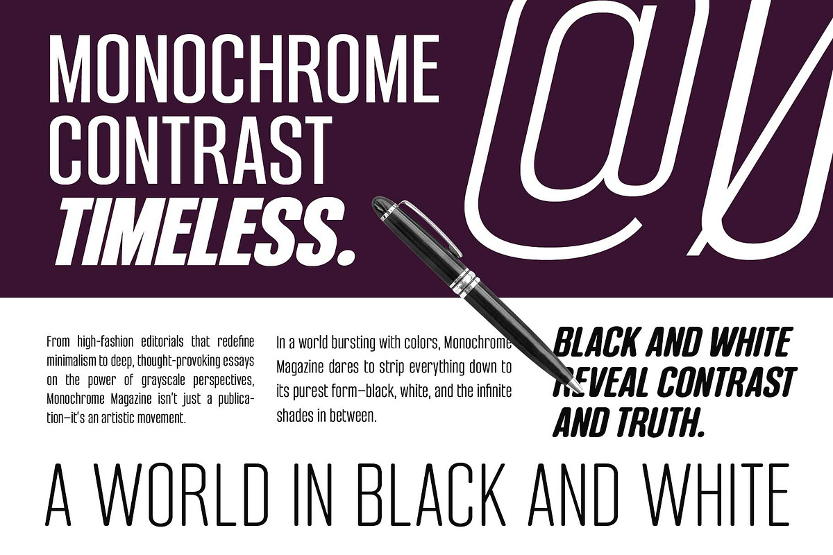 Bondia - Condensed Family, a Sans Serif Font by Arterfak Project (Photo 9 of 15)