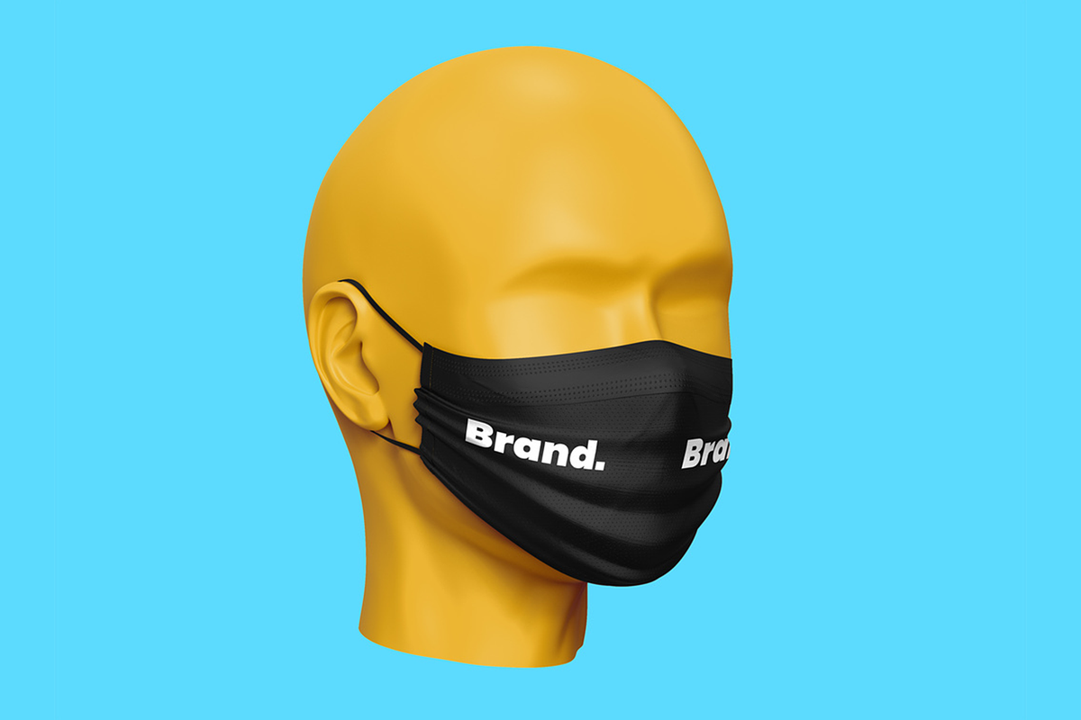 Face Mask Mockup, a Mask Mockup by Se٧enStudio (Photo 2 of 2)