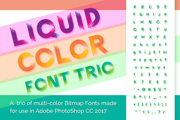 Liquid Color Font Trio preview 8