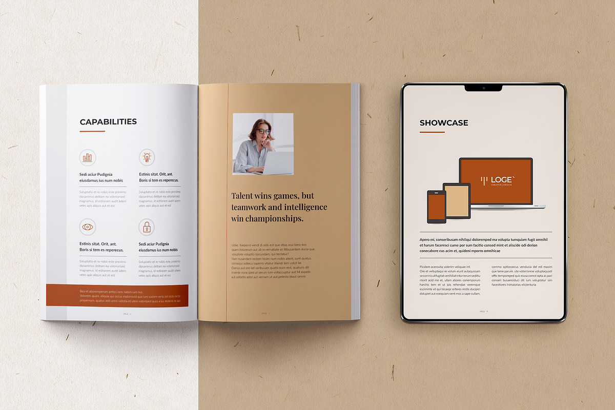 The Proposal | Canva, InDesign, a Brochure Template by BrochuresFactory (Photo 4 of 11)