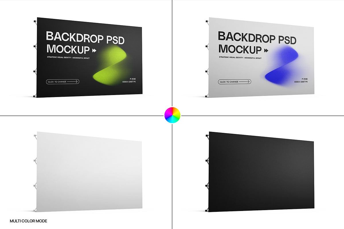 Foldable Backdrop Banner Mockup, an Advertising Mockup by RamStudio2 (Photo 8 of 12)