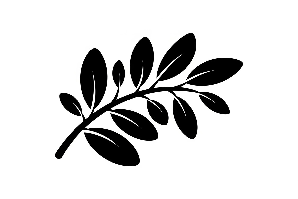 Botanical Leaf Silhouette Bundle, an Illustration by Creativeshirt (Photo 12 of 51)