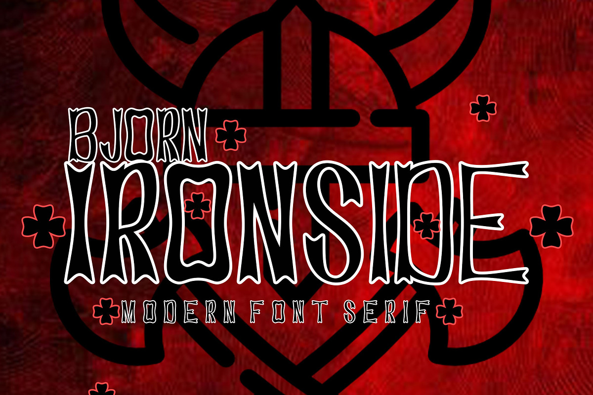 Ironside family font serif, a Serif Font by Canden Meutuah (Photo 1 of 6)