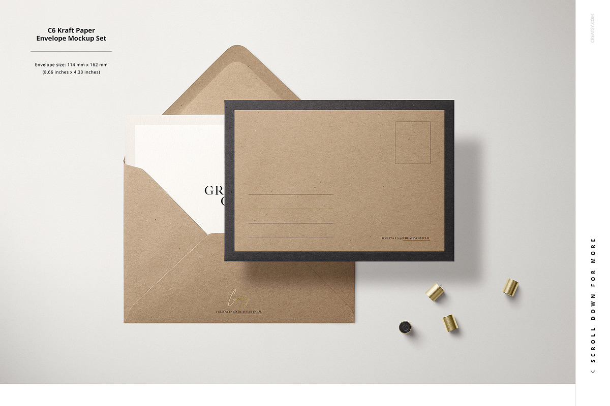Envelopes & Cards Mockup Bundle, a Stationery Template by creatsy5 (Photo 8 of 18)