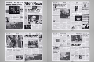 Newspaper Design Bundle - 6 In One