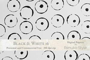 Black & White 16 Photoshop Textures