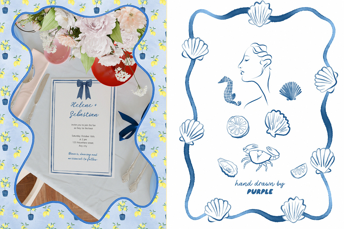 Seaside Whimsy - illustration & more, an Object Graphic by Purple (Photo 11 of 12)