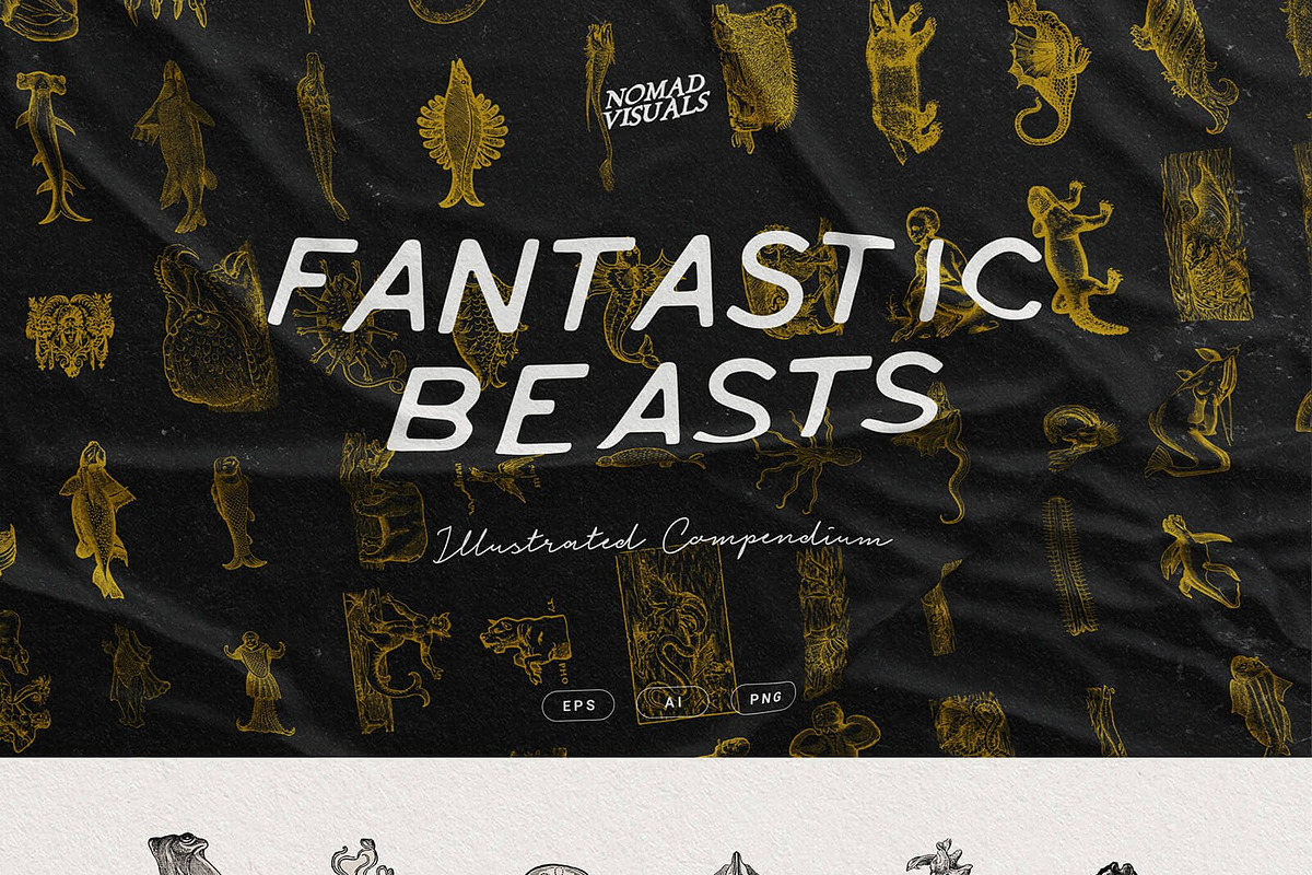 Vintage Bundle - 6600+ Illustrations, an Animal Illustration by Nomad Visuals (Photo 33 of 45)