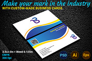 Clean Business Card Template, a Business Card Template by Bibek (Thumbnail 1 of 4)