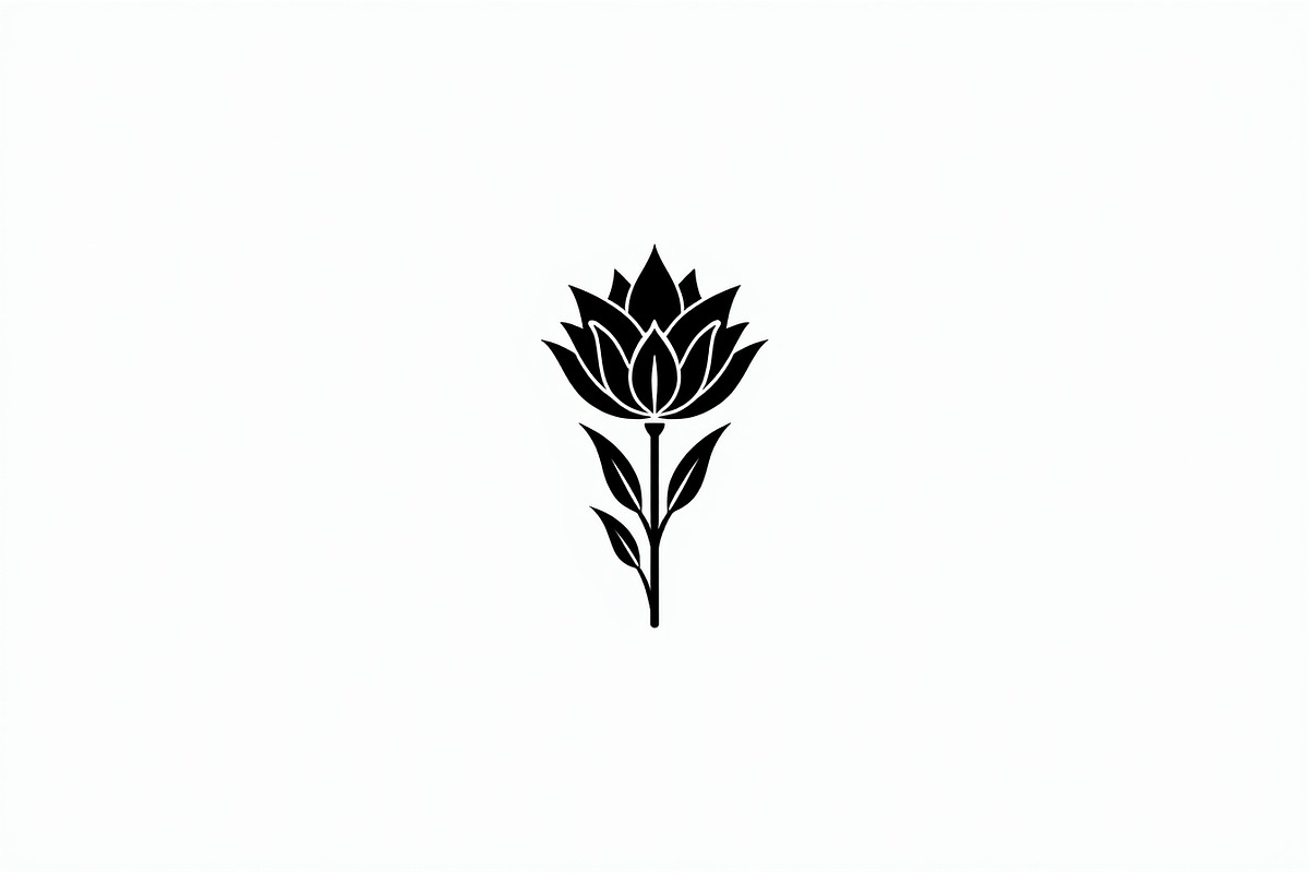 Black Floral Silhouette Set, an Illustration by balal (Photo 12 of 21)