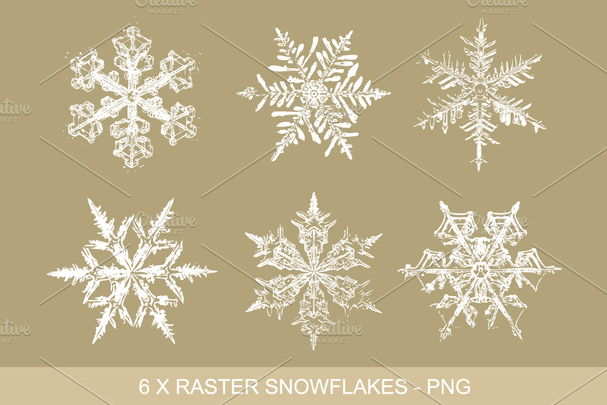 Gold Snowflakes Vector Clipart, an Object Graphic by Galina Ivanova (Photo 3 of 5)
