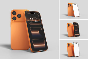 Realistic iPhone 17 Pro Mockup PSD, an iPhone Mockup by MA-KING_ART
