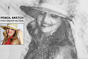 Pencil Sketch Photoshop Action preview 4
