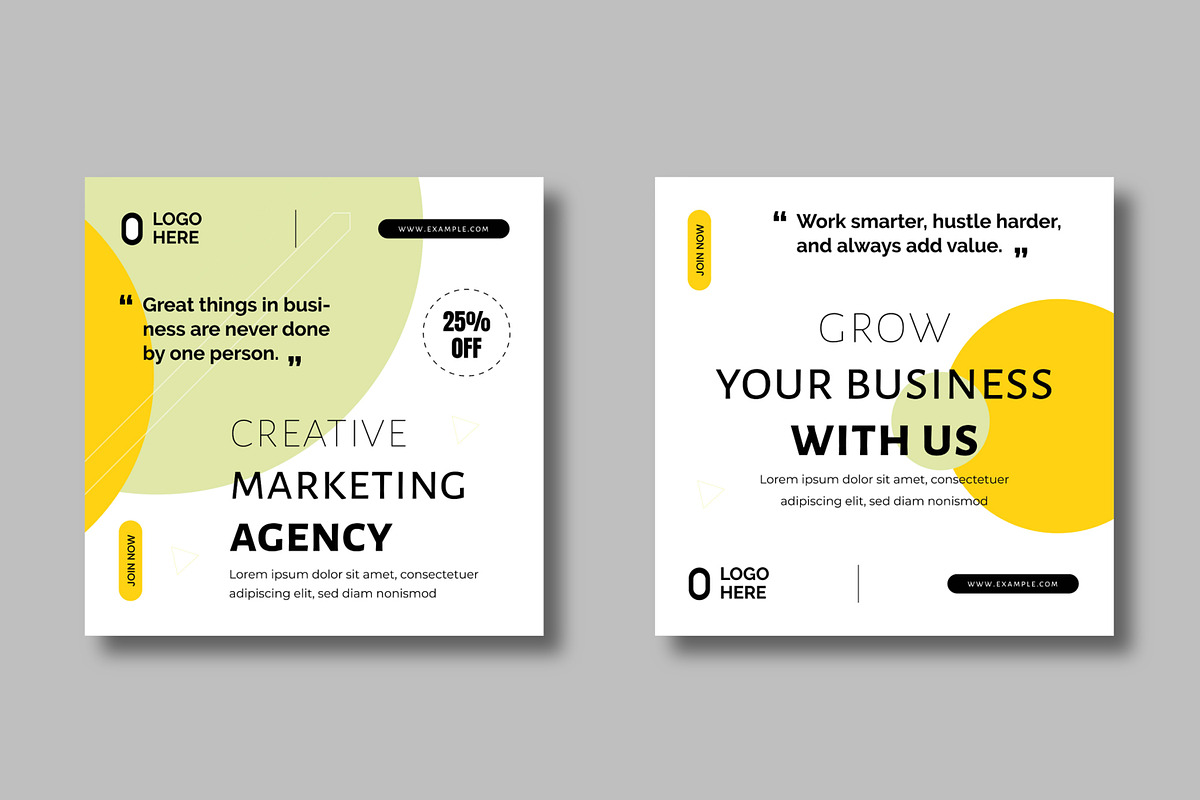 Modern Business Marketing Post Pack preview 3
