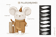 Procreate Brushes & Canvas Funny Art, a Brush Add-On by polikarpovaart (Thumbnail 5 of 13)