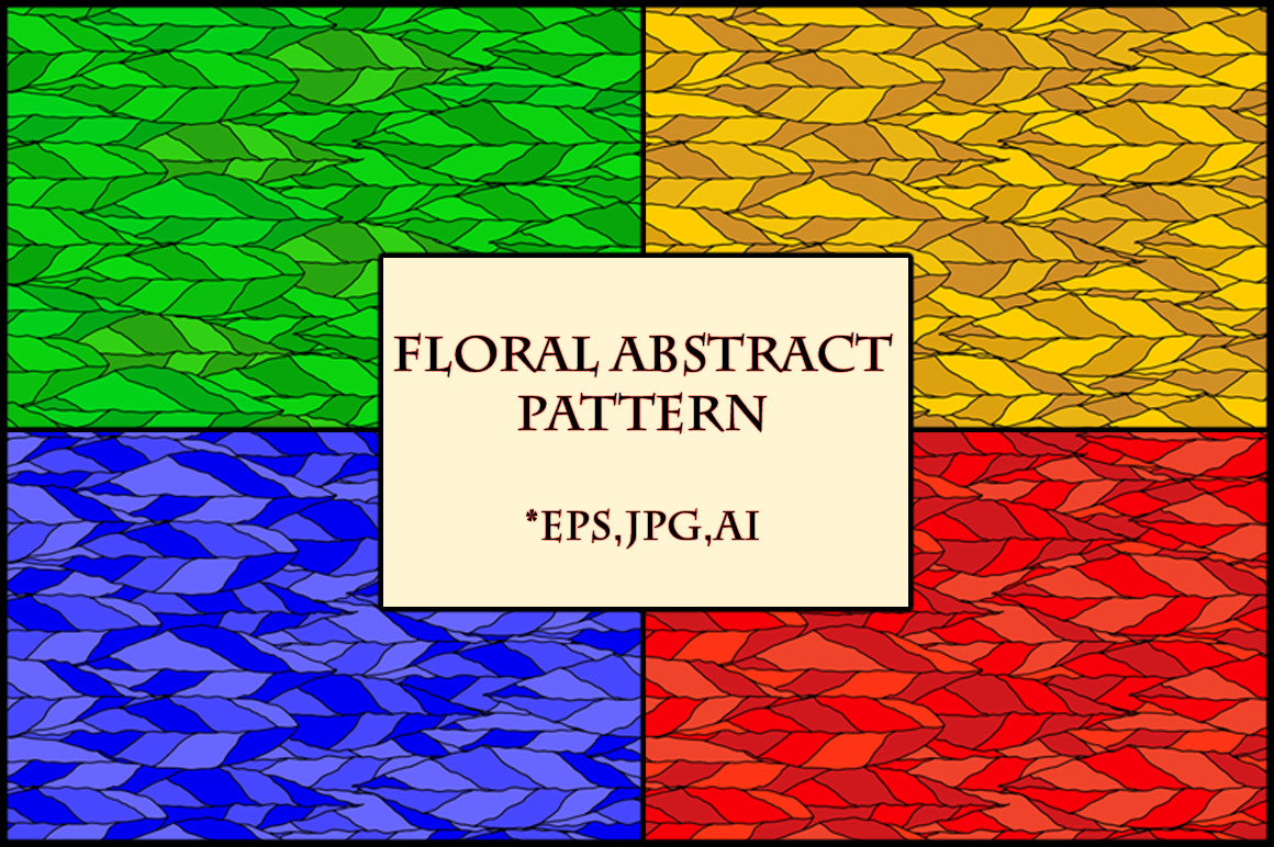 Floral abstract pattern, a Pattern Graphic by RichmanStudio