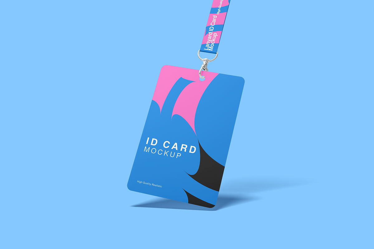 ID Card Mockup, an Advertising Mockup by DSNA Mockup (Photo 2 of 5)