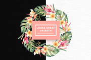 Watercolor Tropical Flowers Set, an Object Graphic by Kotulska (Thumbnail 4 of 4)