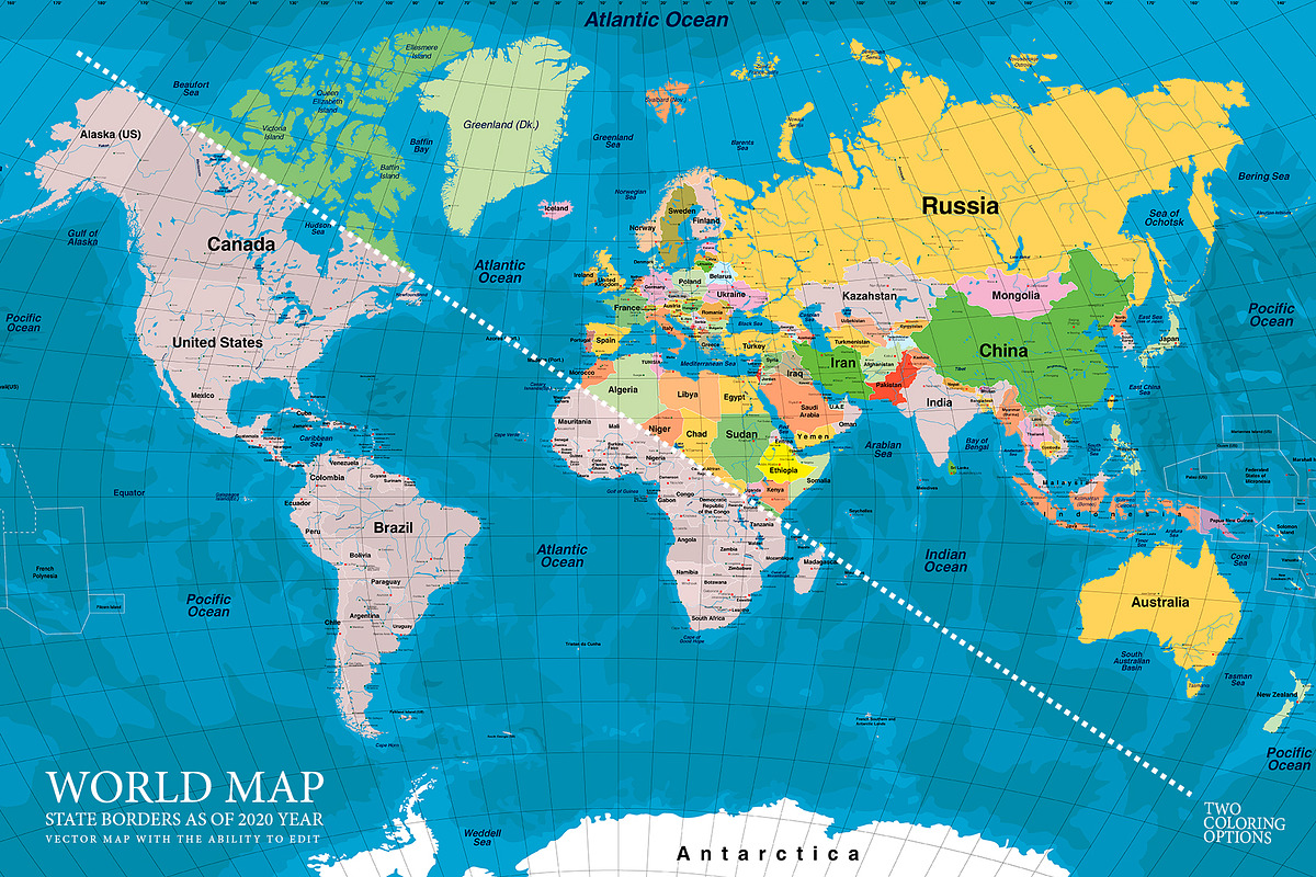 World map, an Object Graphic by DOBROGRAPH (Photo 1 of 6)