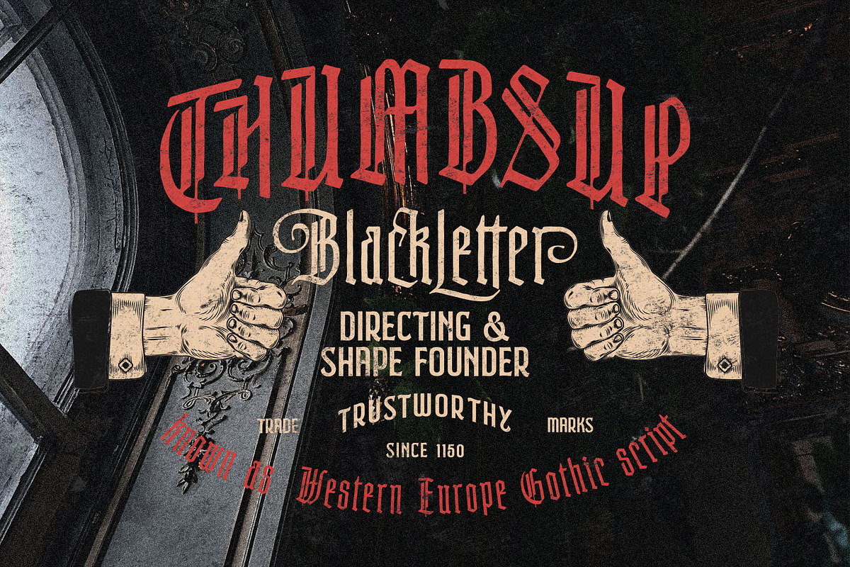 Wellfoge Blackletter Rough Font, a Blackletter Font by alit design (Photo 8 of 20)