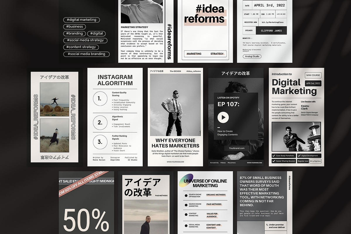 MESA Marketing Kit Stories, a Social Media Template by Analogi Studio (Photo 9 of 10)