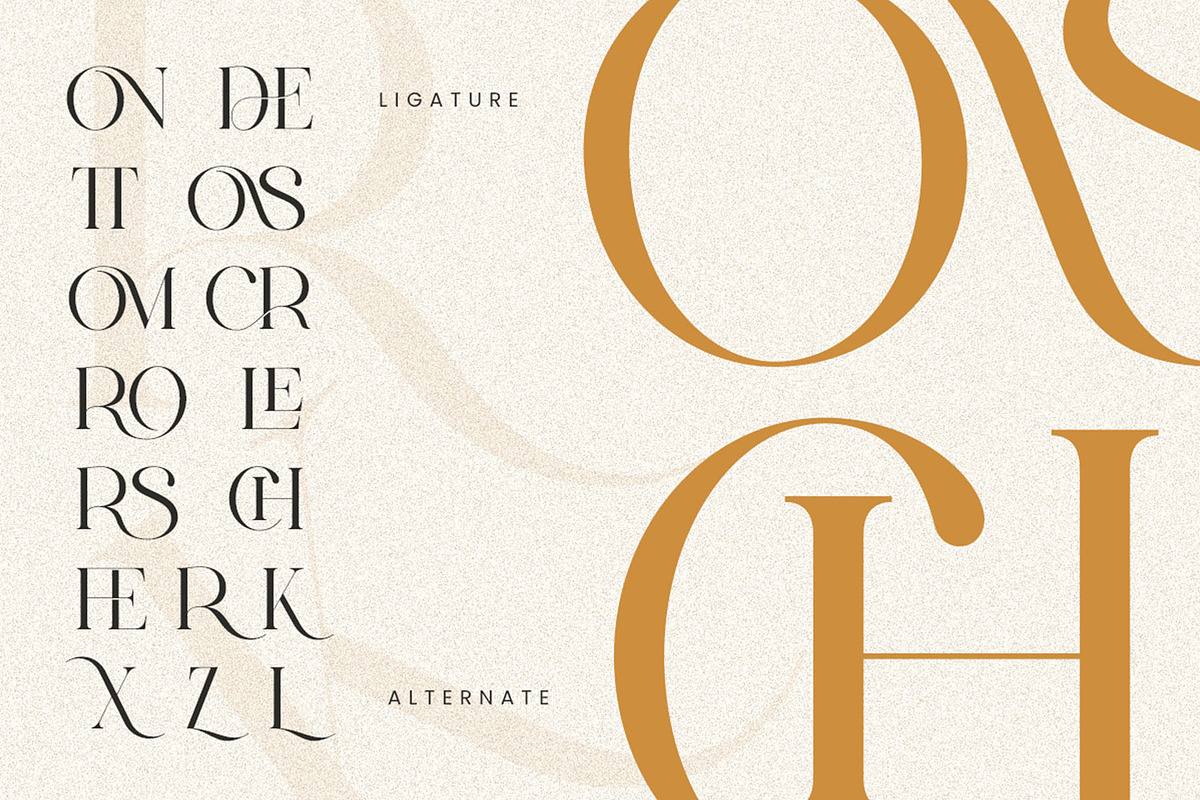 CRONDE || Elegant Luxury Serif, a Serif Font by ToniStudio (Photo 8 of 10)