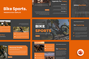 Bike Sports - PowerPoint Template, a Presentation Template by QR Design Studio (Thumbnail 1 of 3)