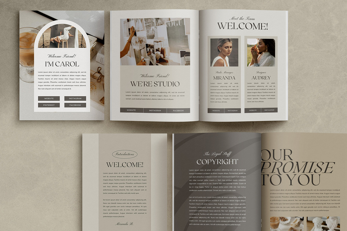 Coach + Course Creator Bundle CANVA, a Magazine Template by Studio Loire (Photo 28 of 76)