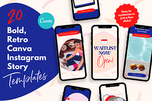 Bold Canva Instagram Story Templates