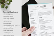 Resume/CV Template | Canva & Word, a Resume Template by CreativeZoom (Thumbnail 4 of 9)