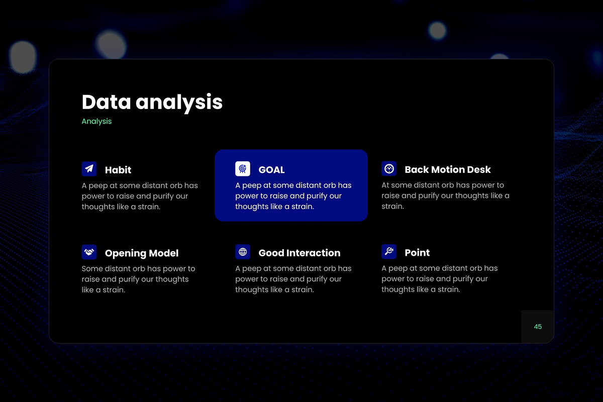 Data Visualization - Presentation, a Presentation Template by MNML Agency (Photo 51 of 57)