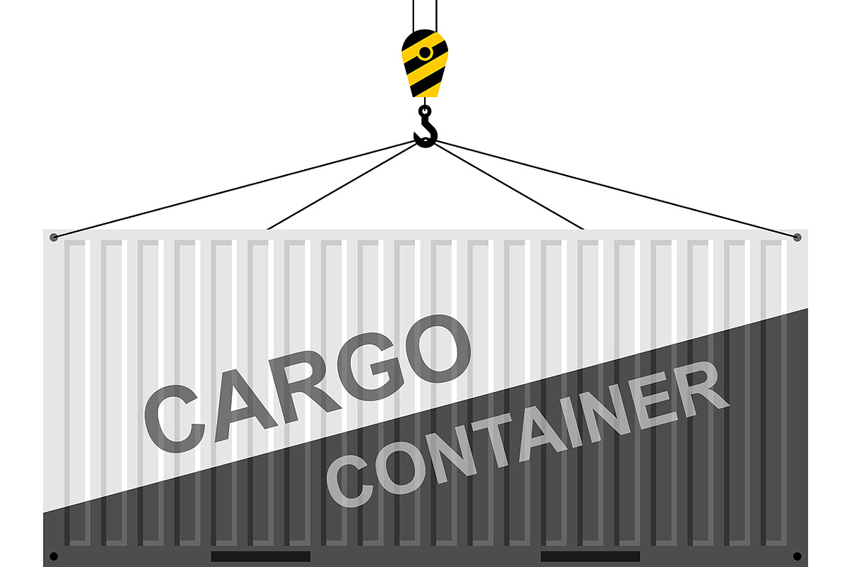Cargo container + pattern, a Graphic by Volyk (Photo 1 of 5)