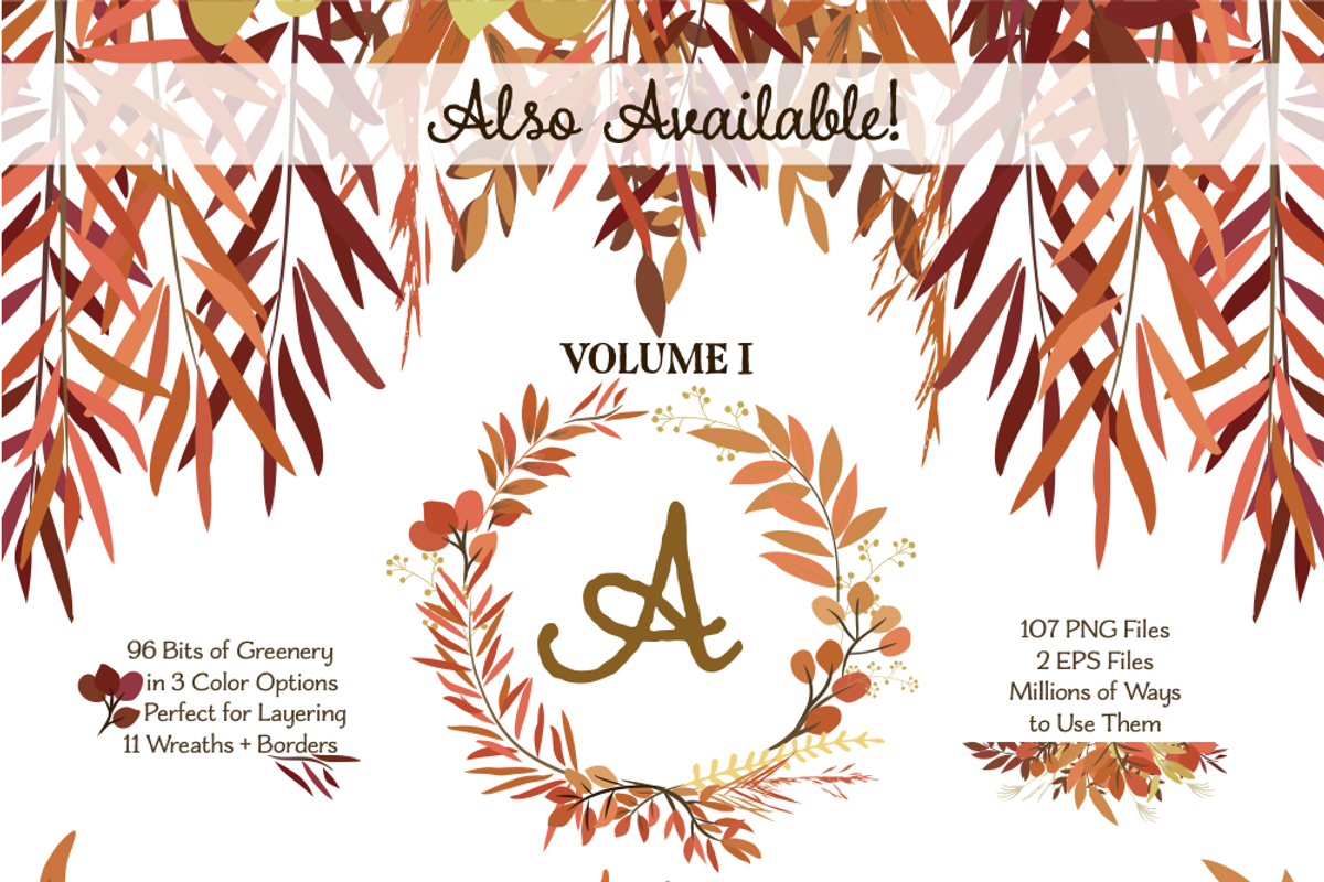 Fall Foliage - Autumn Greenery, an Illustration by Kelly Jane Creative (Photo 5 of 5)