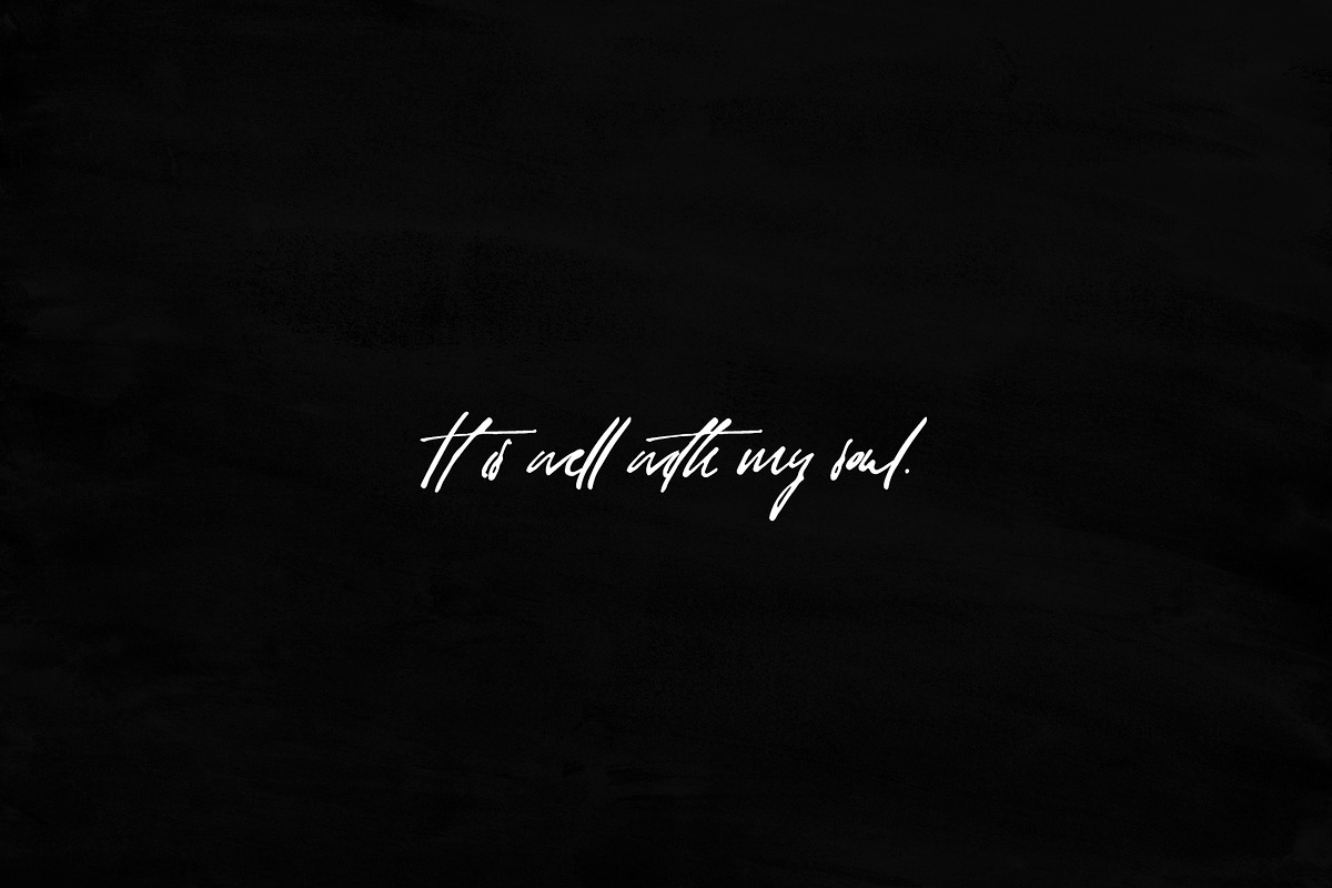 Heart + Soul | Handwritten Font preview 5