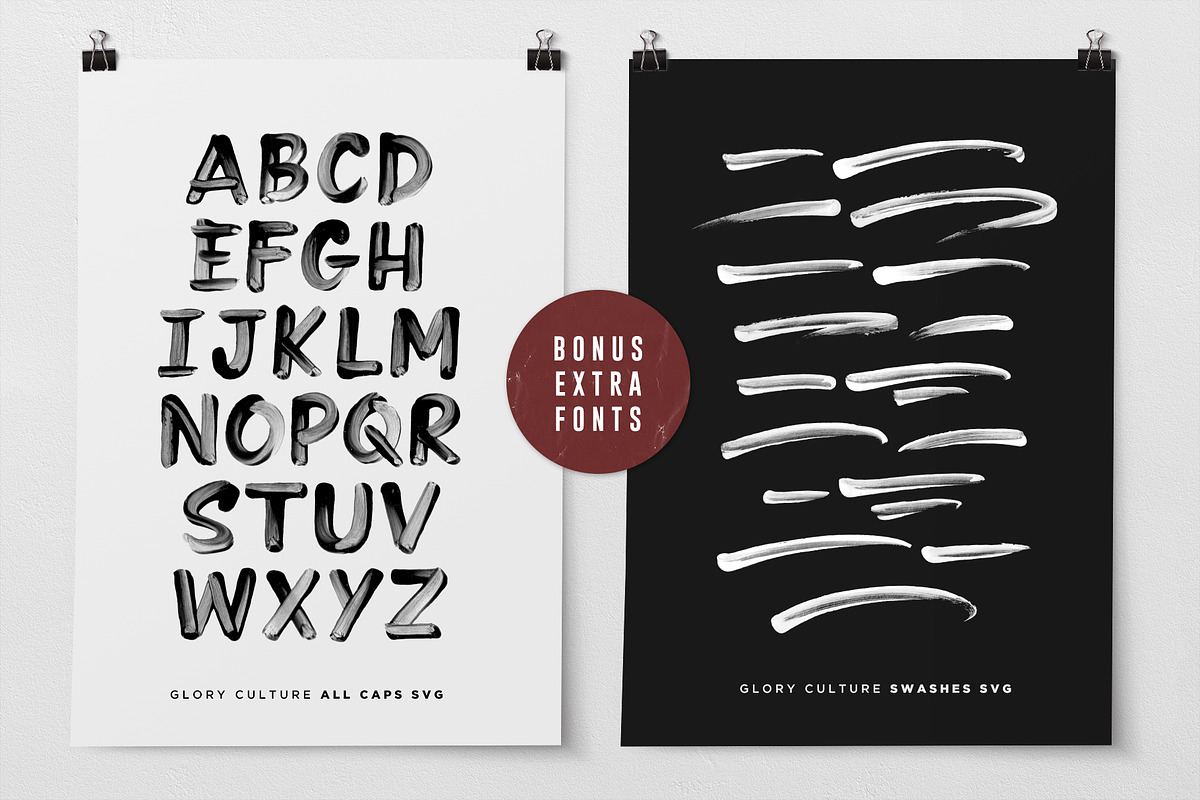 Glory Culture SVG Font + Extras preview 8