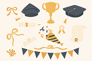 Graduation Illustrations, an Education Illustration by Anna Studio (Thumbnail 11 of 12)