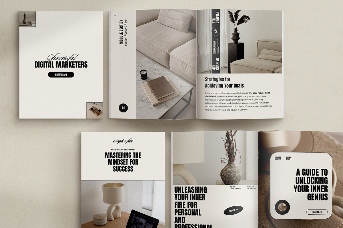 NOLE / 2in1 Ebook & Workbook Kit, a Magazine Template by Wildnun Studio (Photo 21 of 44)