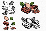 Nuts and snacks, a Food Illustration by Ann Astro (Thumbnail 19 of 24)