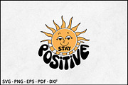 Positive Vibes SVG Bundle 10 Designs, an Object Graphic by BeeCraftR (Thumbnail 5 of 6)