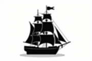 10 Classic Sailing Ship Vector Bundl, an Object Graphic by balal (Thumbnail 4 of 11)