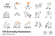 Surreality - 100 illustrations, a Person Illustration by Vectopus.com (Thumbnail 7 of 7)