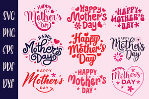Happy Mother's Day SVG Bundle