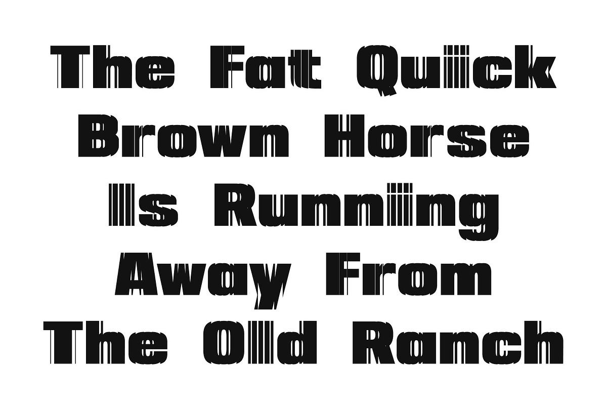 Arnel Refracted, a Sans Serif Font by Craft Supply Co. (Photo 6 of 8)