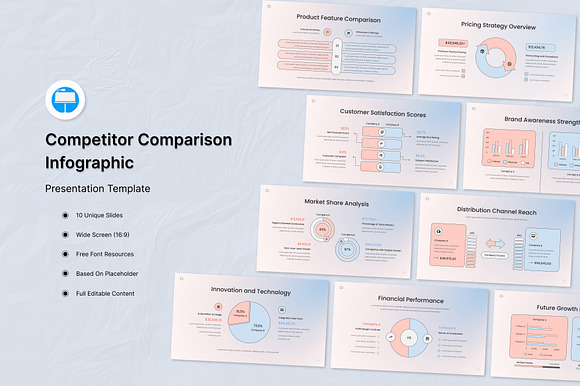 Comparison Infographic Keynote preview 4