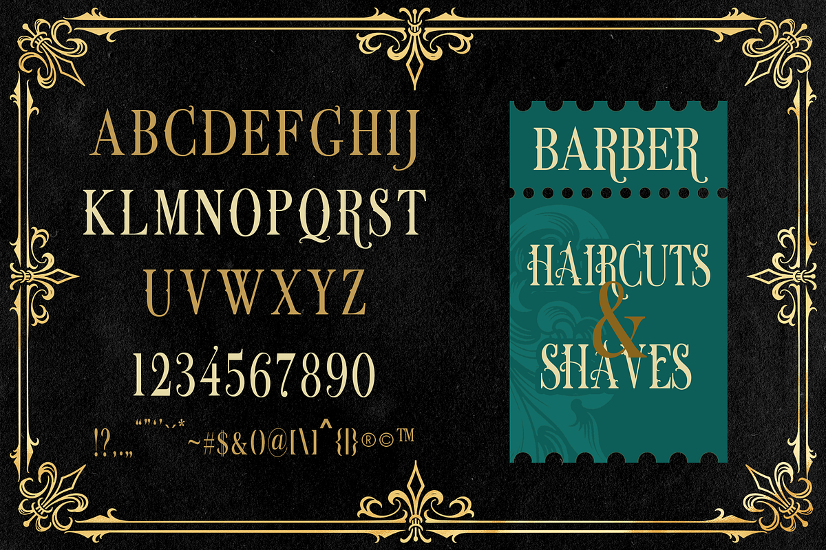 CONVENCION, a Blackletter Font by dansdesign (Photo 5 of 8)
