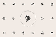 Heraldic Symbols Collection, a Decorative Illustration by kavoon (Thumbnail 1 of 10)