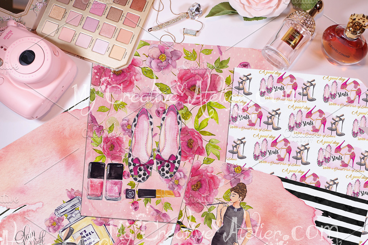 Style is Forever. Watercolor Paper, a Pattern Graphic by My Creative Atelier (Photo 4 of 4)