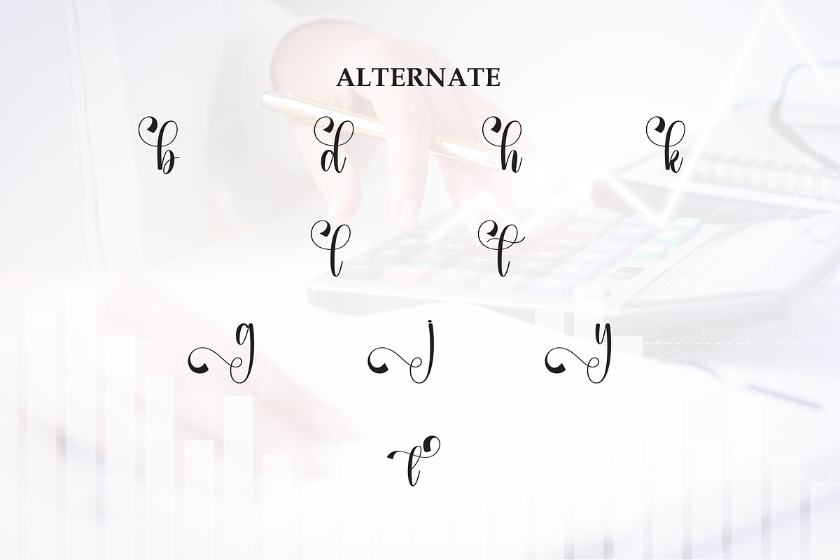 Budget | Script Font, a Handwritten Font by Scratchones (Photo 8 of 9)