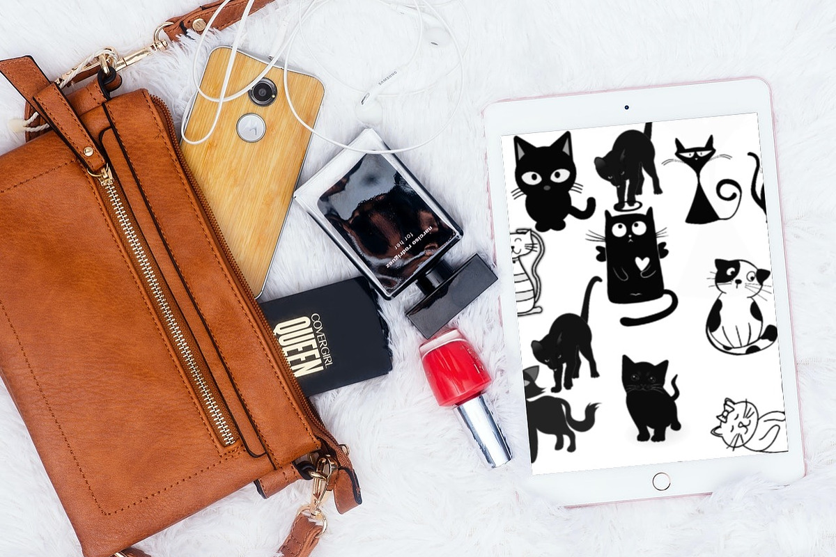 10 Beautiful Cat Brush Stamps V 4, a Brush Add-On by Manifesto Design Gallery (Photo 2 of 4)