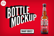 Beer bottle mockup, a Packaging Mockup by Itsmesimon (Thumbnail 1 of 6)